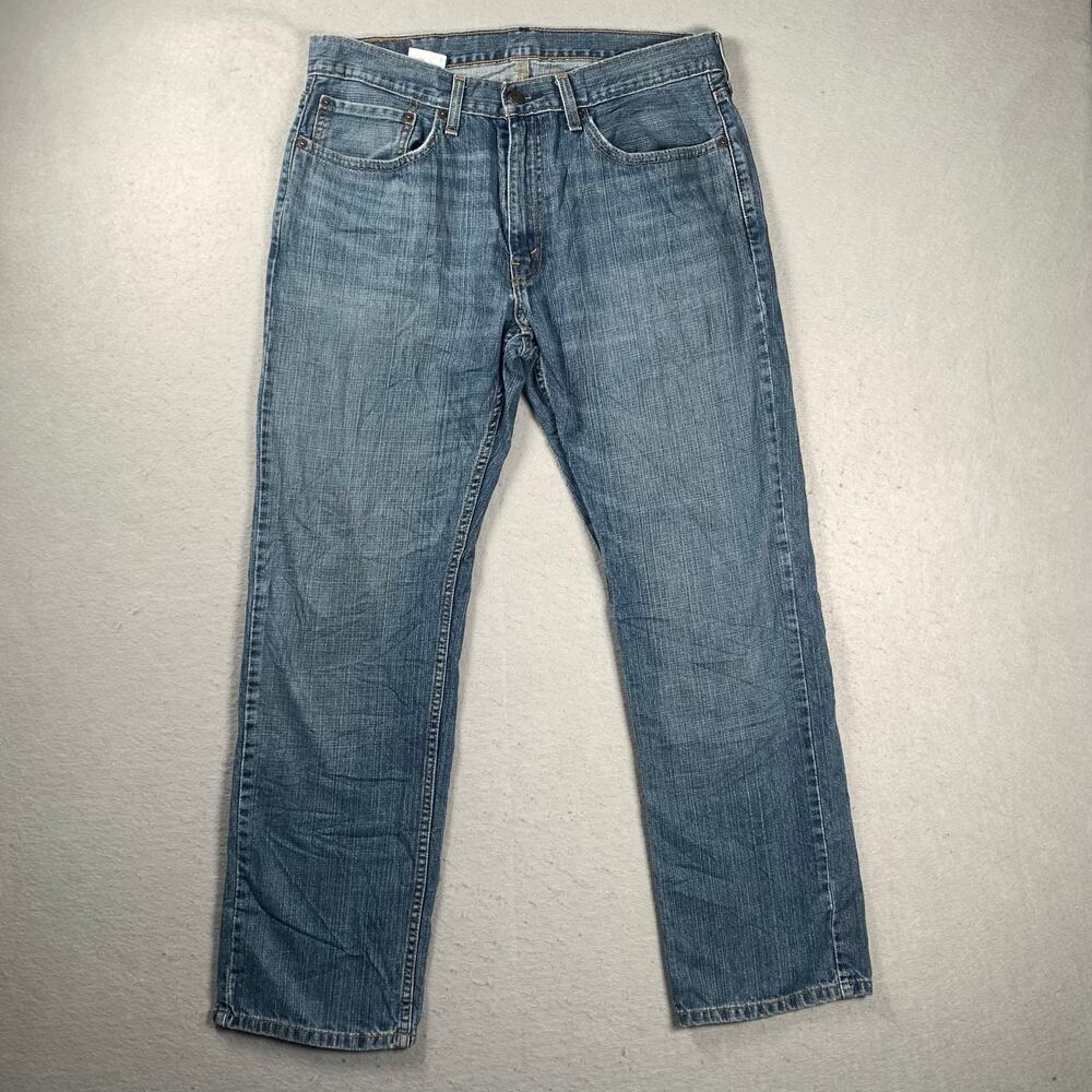 Levis 559 Jeans Mens 34x32 Relaxed Straight Blue Denim Pants